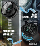 Seltureone 3 Pack for Google Pixel Watch 4 45mm Case (2025), Newly Upgraded Charge with Case On All-round Protection Hard PC Cover with Built-in Screen Protector for Google Pixel Watch 4 45mm Accessories - Black