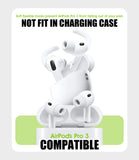 Seltureone 6 Pairs Ear Hooks Compatible with AirPods Pro 3 Ear Tips [Added Storage Pouch], Sport Anti-Slip for AirPods Pro 3 Accessories 2025 with Cleaning Kit and Carabiner