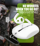 Seltureone 6 Pairs Ear Hooks Compatible with AirPods Pro 3 Ear Tips [Added Storage Pouch], Sport Anti-Slip for AirPods Pro 3 Accessories 2025 with Cleaning Kit and Carabiner